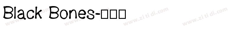 Black Bones字体转换